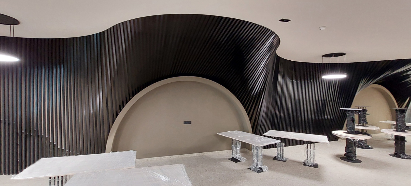 Rozwiązanie projektowe dla restauracji z listwą kubiczną firmy KRAFT