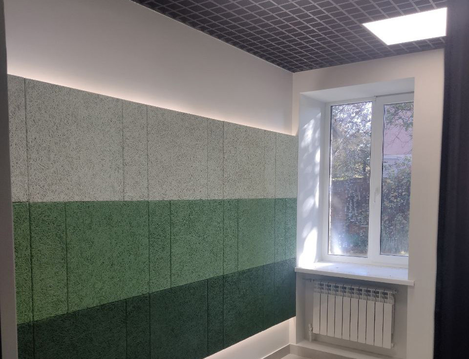 Panele akustyczne Kraft Wood Acoustic w pomieszczeniach ogólnodostępnych