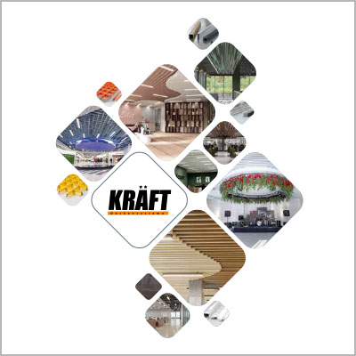 Design album najlepszych rozwiązań z sufitami podwieszanymi KRAFT 2023