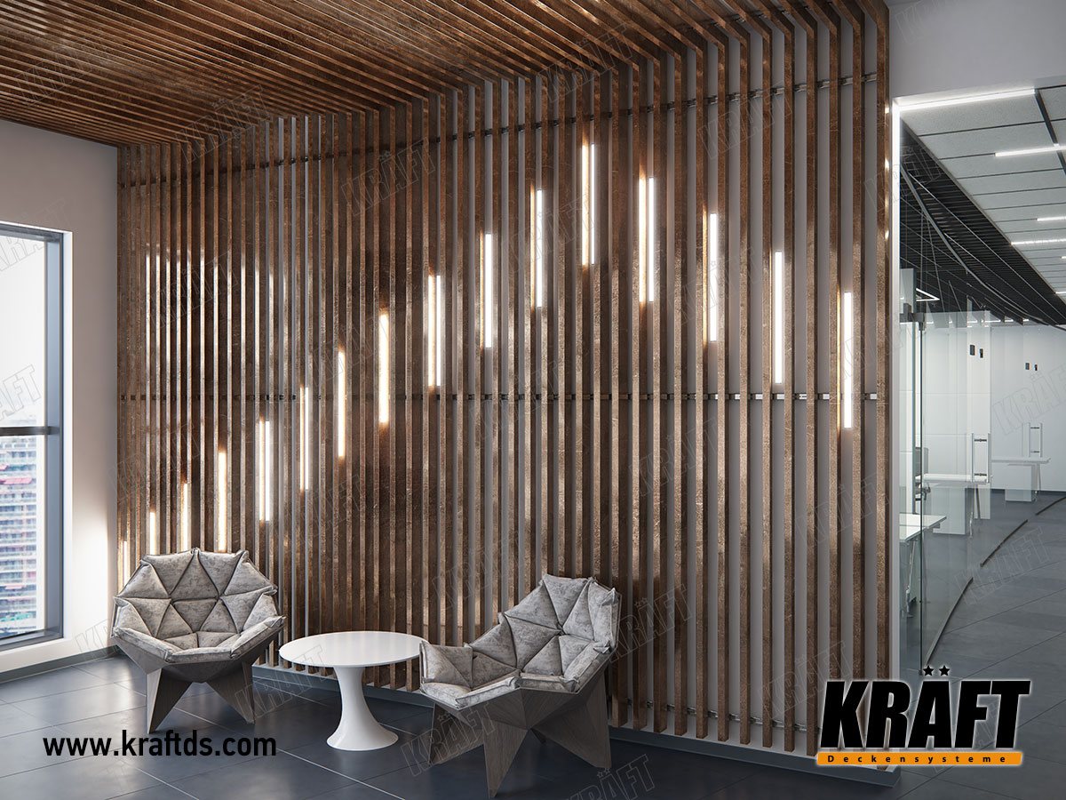 sufit poodwieszany KRAFT z listwy kubicznej