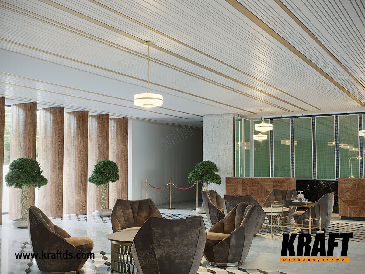 sufit poodwieszany KRAFT z listwy kubicznej