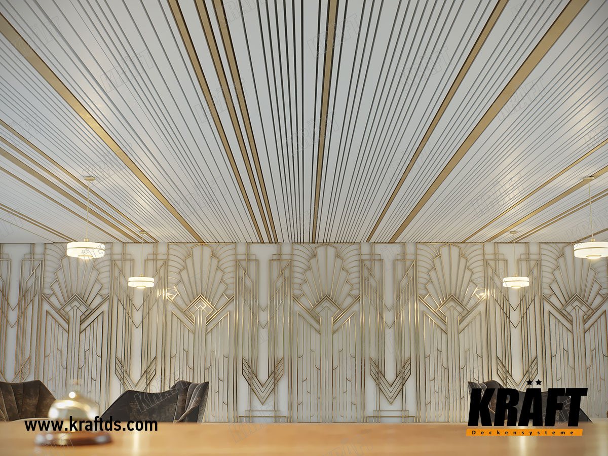 sufit poodwieszany KRAFT z listwy kubicznej