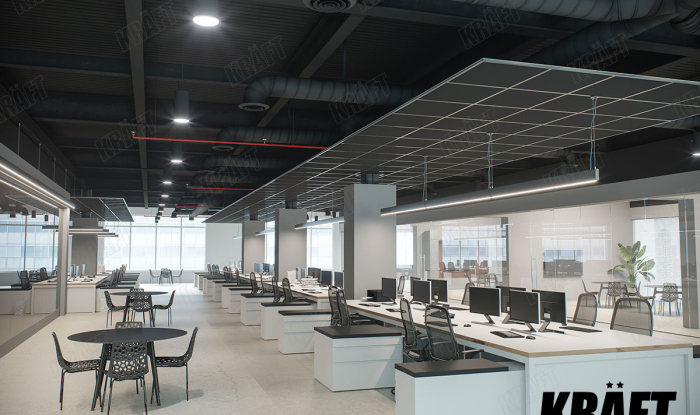 Poprawa akustyki w biurze otwartym (+4 zdjęcia)