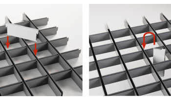 Video instructions for installing a triangle open cell ceiling