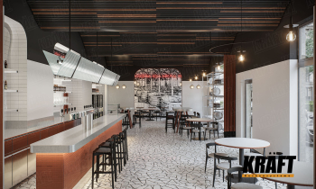 We mount the ceiling rail along a curved path