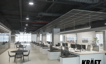 Improving acoustics in an open office (+4 photos)