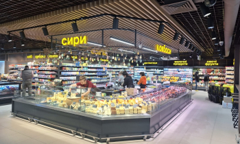 New project with two-tier ceiling made of KRAFT rail and open cell