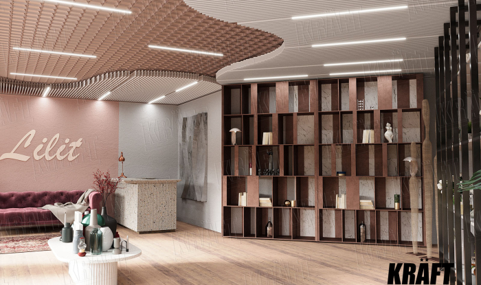 Suspended Ceiling in an Art Boutique: A Unique Fusion of Art and Design