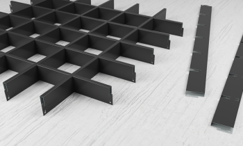 Czarny sufit rastrowy już na magazynie w Warszawie!