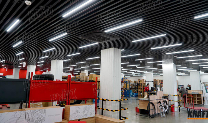 KRAFT Suspended Ceilings in Nova Poshta Branches: Modern Style Thought Out to the Last Detail