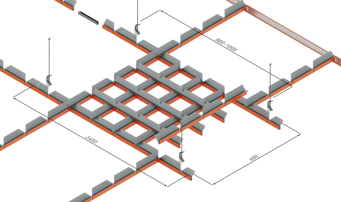 Easy installation with KRAFT: detailed video guide for open cell ceiling assembly