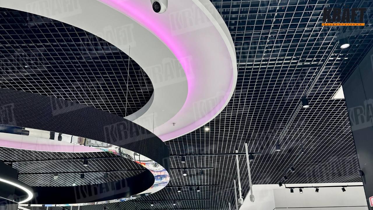 Світильники KRAFT Led, інтегровані в підвісні стелі