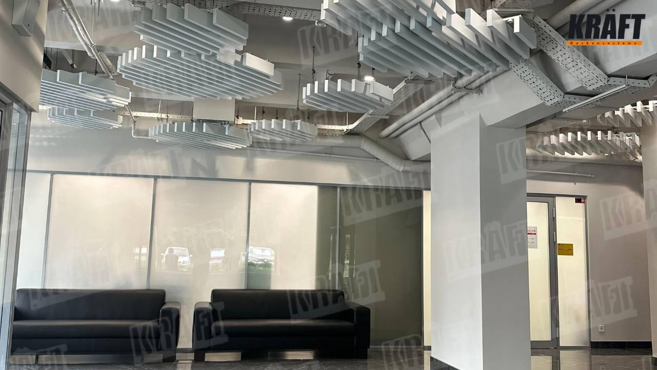 Світильники KRAFT Led, інтегровані в підвісні стелі