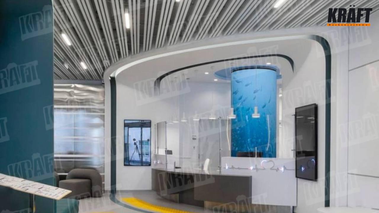 Світильники KRAFT Led, інтегровані в підвісні стелі