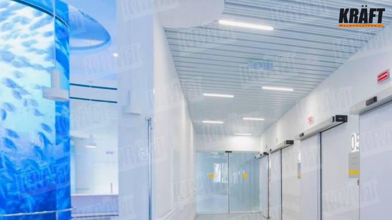 Світильники KRAFT Led, інтегровані в підвісні стелі