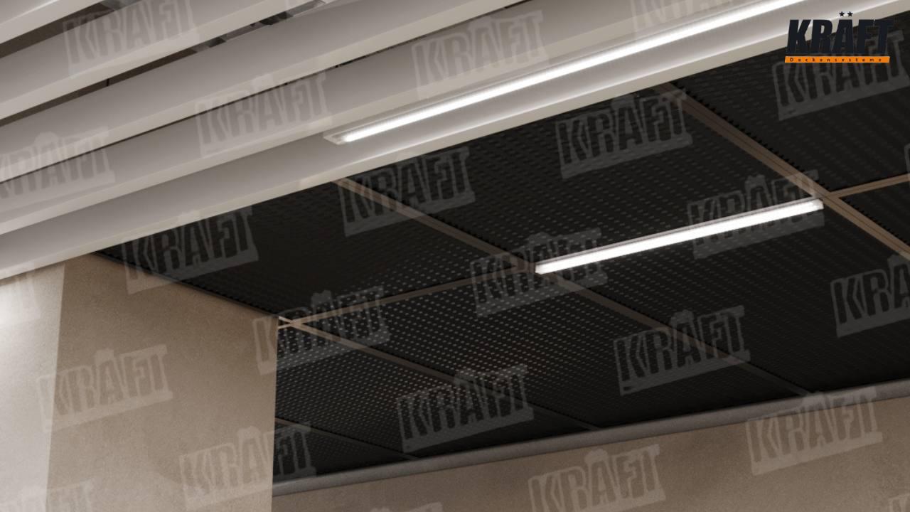 Світильники KRAFT Led, інтегровані в підвісні стелі