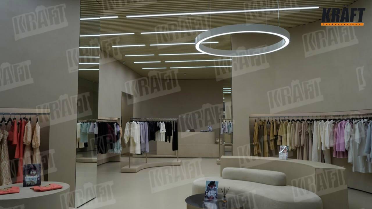 Світильники KRAFT Led, інтегровані в підвісні стелі