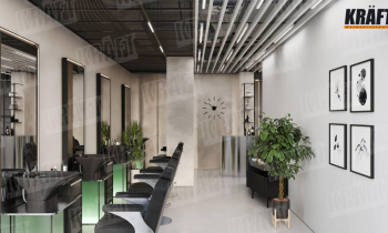 Next-Generation Barbershop: When the Ceiling Defines the Style