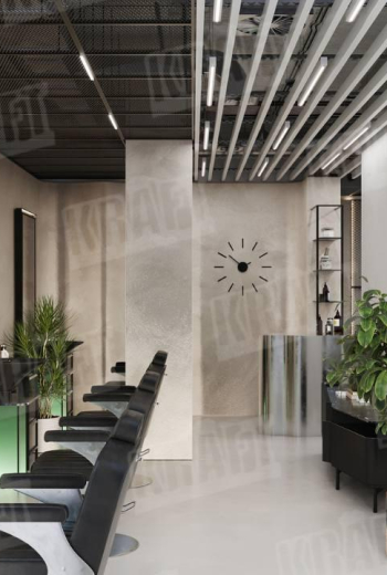 Next-Generation Barbershop: When the Ceiling Defines the Style