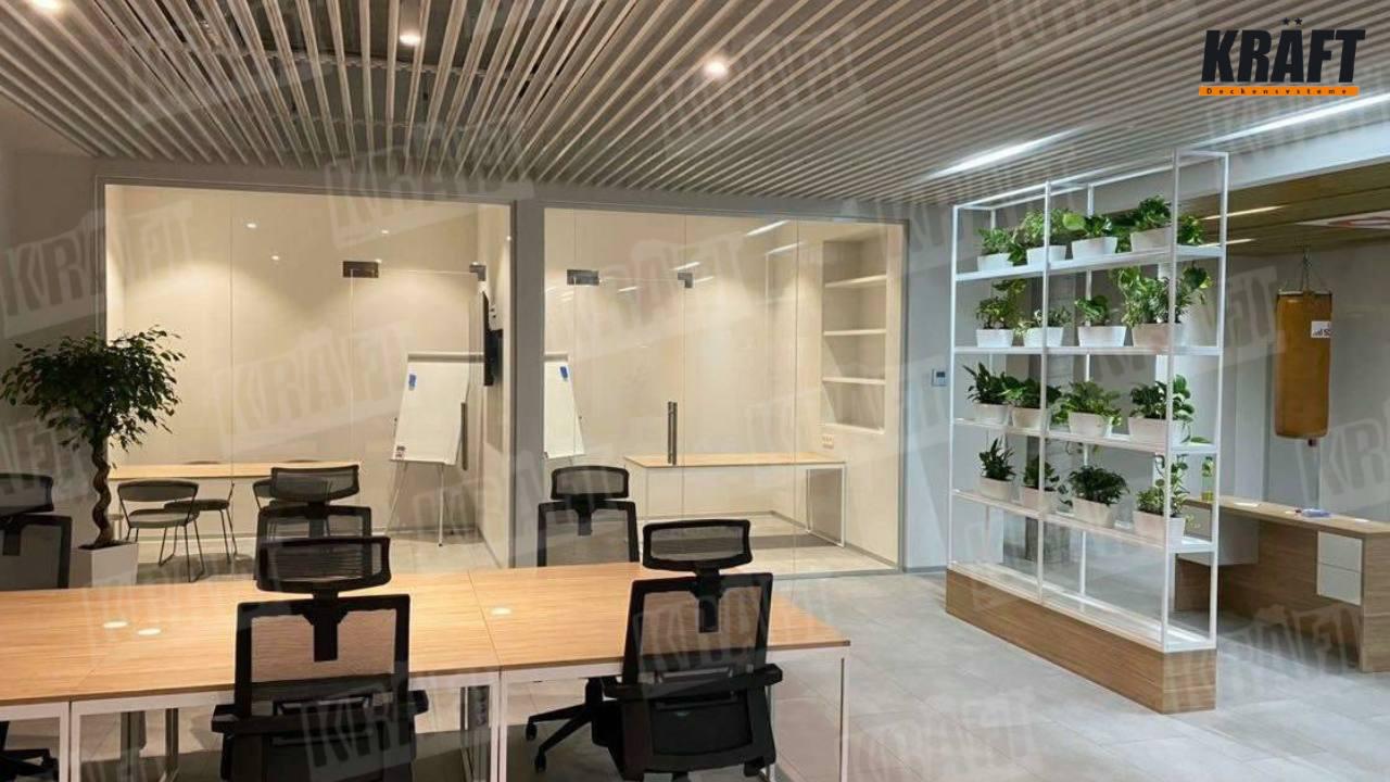 Світильники KRAFT Led, інтегровані в підвісні стелі