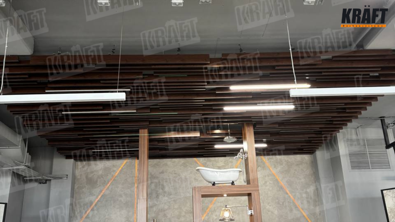 Світильники KRAFT Led, інтегровані в підвісні стелі