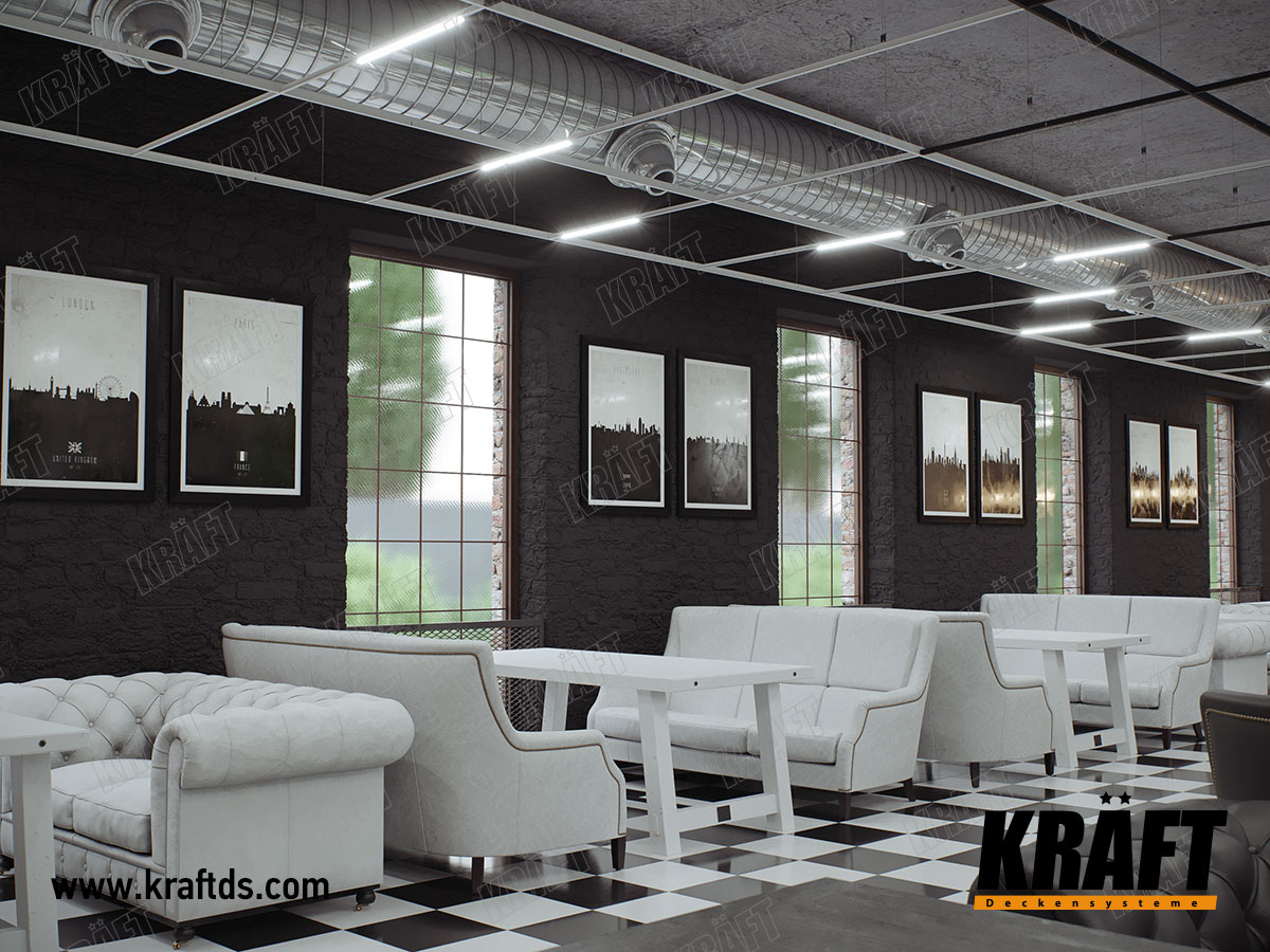 Oprawy oświetleniowe KRAFT we wnętrzach w stylu loft