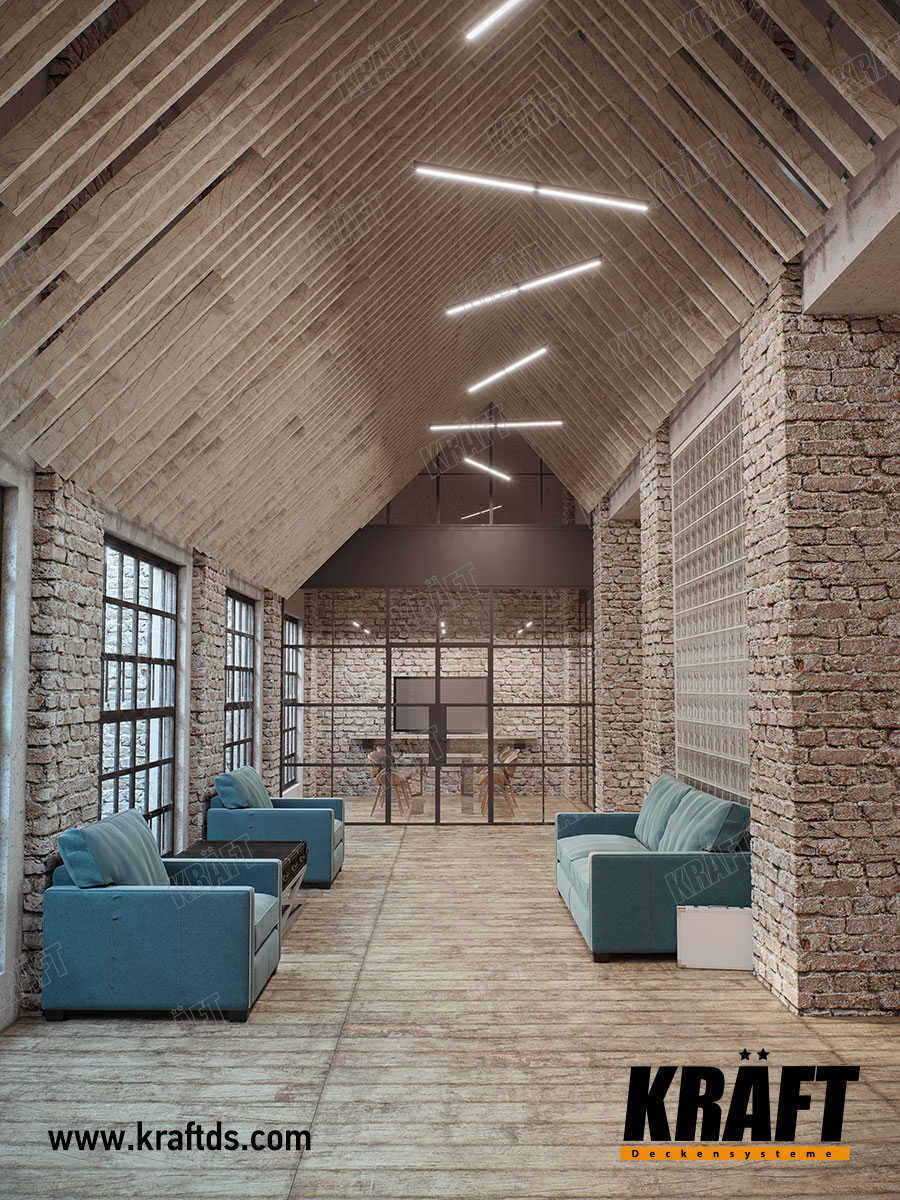 Oprawy oświetleniowe KRAFT we wnętrzach w stylu loft