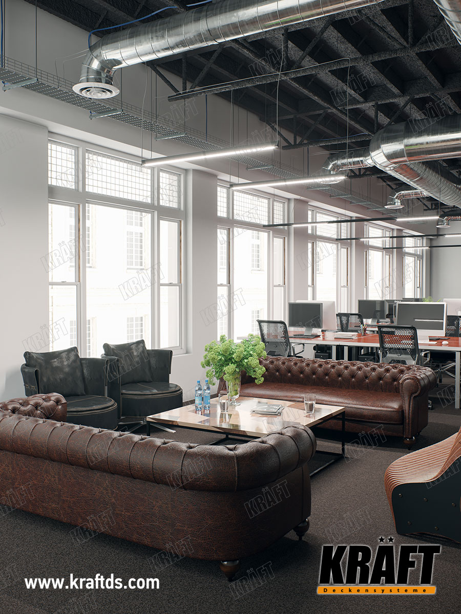 Oprawy oświetleniowe KRAFT we wnętrzach w stylu loft