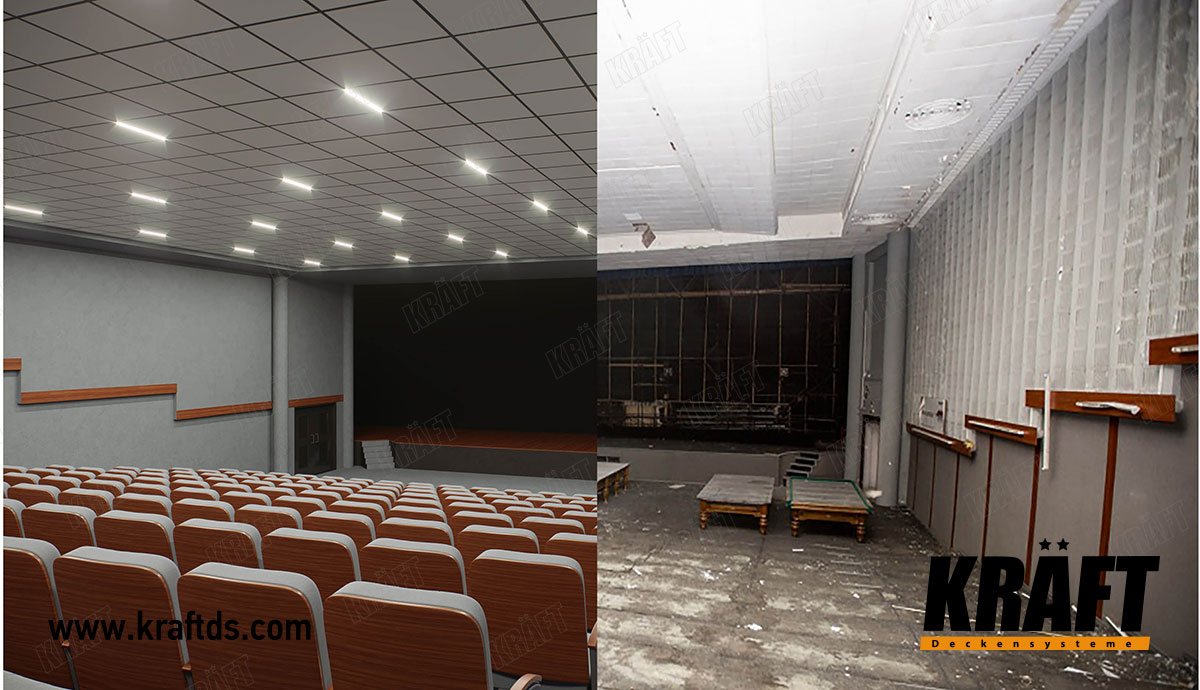 Projekty renowacyjne z zastosowaniem rozwiązań sufitowych KRAFT